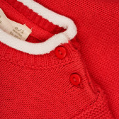 Пуловер с морски принт за бебе, червен ZY 319663 3