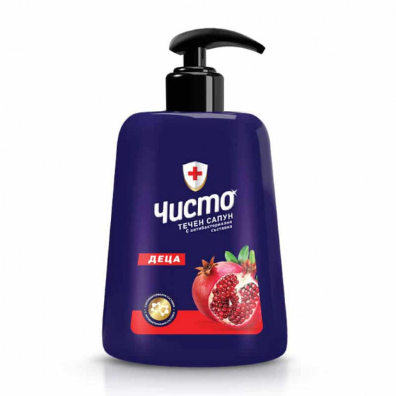 Течен сапун с антибактериална съставка за деца, 250 мл Чисто 319904 4