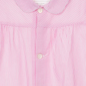 Риза тип туника в бяло и розово райе ZY 319938 3