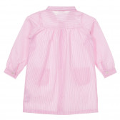 Риза тип туника в бяло и розово райе ZY 319939 4