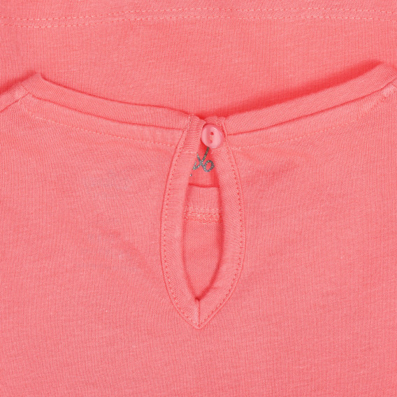 Тениска Мини Маус и брокатен акцент за бебе, розови ZY 319946 3