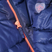 Зимно яке с качулка унисекс с декорация сърце и контрастен цип Esprit 31996 3