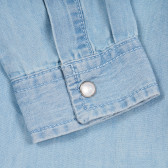 Дънкова риза с джобове за бебе ZY 320297 3