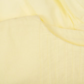 Памучна рокля без ръкави за бебе, жълта ZY 320308 2