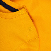 Памучна блуза с щампа за бебе, оранжева ZY 320483 3