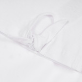 Блуза без ръкави с щампа, бяла ZY 320503 3