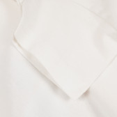 Памучна тениска с щампа Frozen за бебе, бяла ZY 320571 3