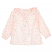 Блуза с фигурален принт за бебе, розова ZY 320609 