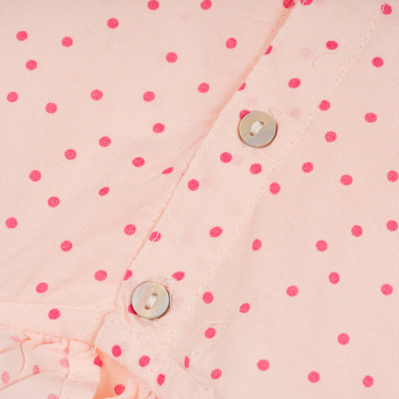 Блуза с фигурален принт за бебе, розова ZY 320611 3