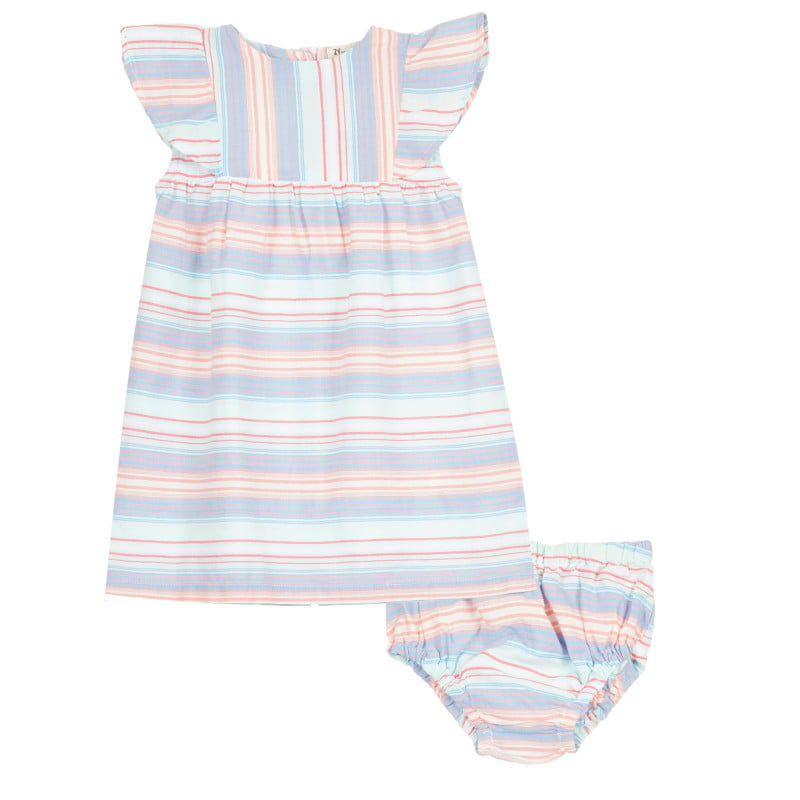 Комплект рокля и гащички за бебе, многоцветен  320724