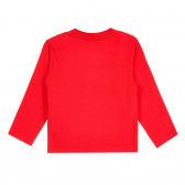 Блуза с щампа на Мики Маус за бебе, червена ZY 320804 4