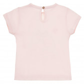 Памучна тениска Sweet cherry за бебе, розова ZY 320894 4
