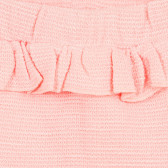 Памучен къс пола-панталон за бебе, розов ZY 320964 2