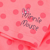 Памучна пола с фигурален принт Minnie Mouse, розова ZY 320967 2