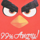 Тениска с щампа на Angry Birds, червена ZY 321010 2