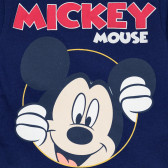 Памучна блуза с щампа Mickey Mouse за бебе, тъмносиня ZY 321014 2