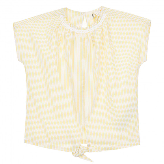 Раирана блуза с къс ръкав за бебе ZY 321100 