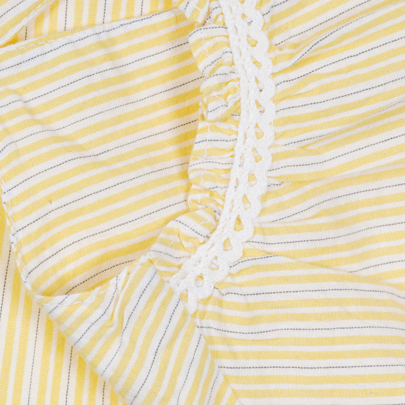 Раирана блуза с къс ръкав за бебе ZY 321101 2