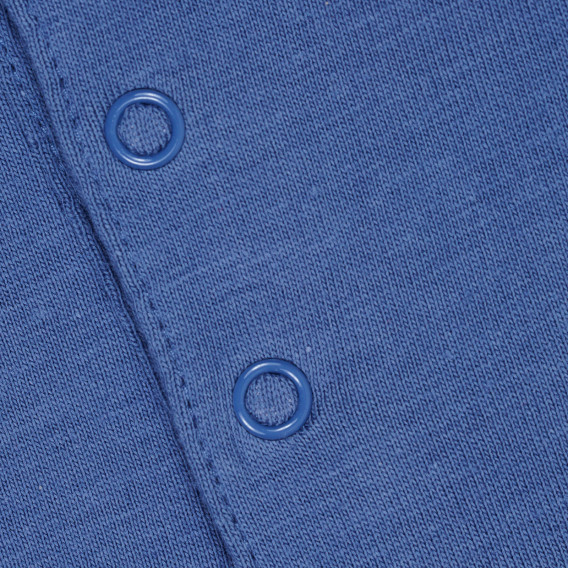 Тениска с джобче за бебе, синя ZY 321106 3