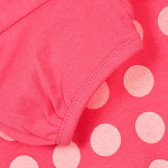 Памучна тениска с щампа на зайче и брокатен акцент за бебе ZY 321110 3
