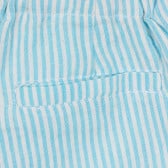 Раиран памучен къс панталон с панделки, многоцветен ZY 321126 3