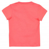 Памучна тениска Mickey Mouse за бебе, розова ZY 321199 4