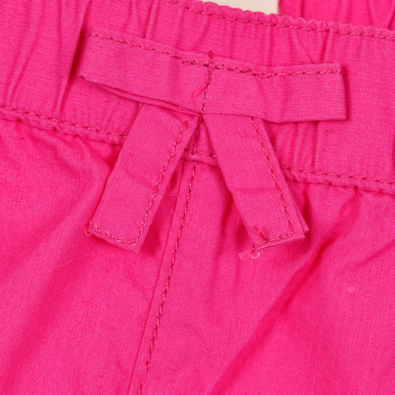 Къс панталон с къдрички, розов ZY 321217 2