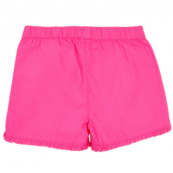 Къс панталон с къдрички, розов ZY 321219 4