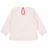 Блуза с дълъг ръкав sweet cherry за бебе, розова ZY 321279 4