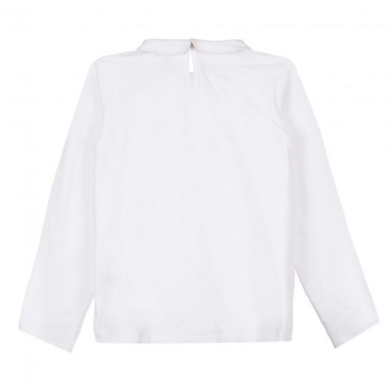 Блуза с апликация, бяла ZY 321456 3