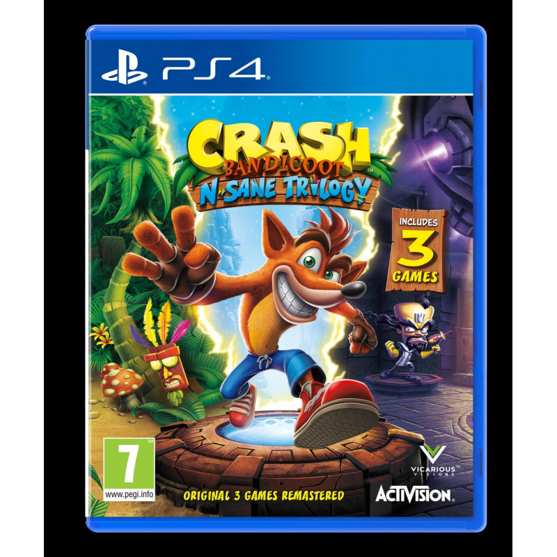Crash bandicoot n.sane trilogy 2.0 bonus ed ps4  32146
