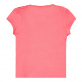 Тениска с щампа Мини Маус с панделка за бебе, розова ZY 321490 4