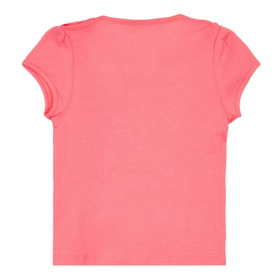 Тениска с щампа Мини Маус с панделка за бебе, розова ZY 321490 4