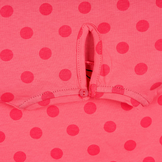 Блуза без ръкави с фигурален принт и щампа Мини Маус, розов ZY 321538 3