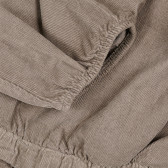 Къс панталон с текстилни тиранти и дървени копчета за бебе ZY 321546 3