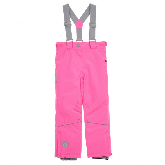 Ски панталон с тиранти, розов Cool club 322074 