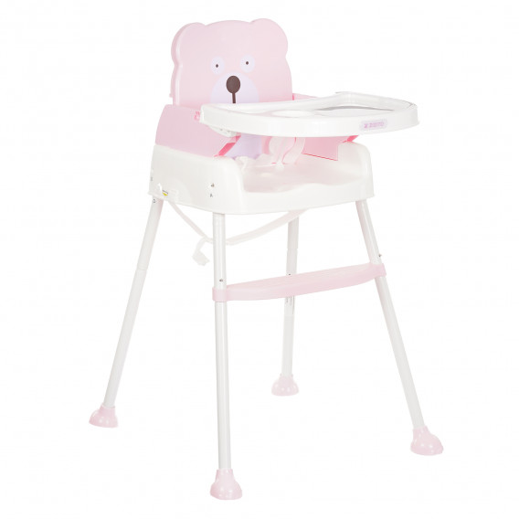 Стол за хранене Mathis, розов ZIZITO 323280 