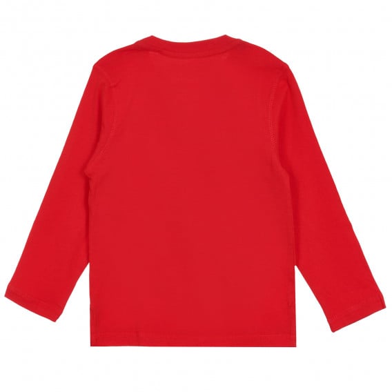 Блуза с апликация и пайети, червена Cool club 323323 4