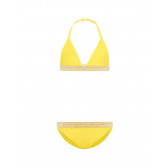 Бански костюм от 2 части за момиче жълт Name it 32467 