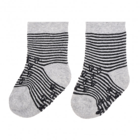 Комплект от два чифта чорапи за бебе Панда, сиви Cool club 324951 2