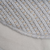 Плетена шал яка със златни нишки, сиви Cool club 324959 4