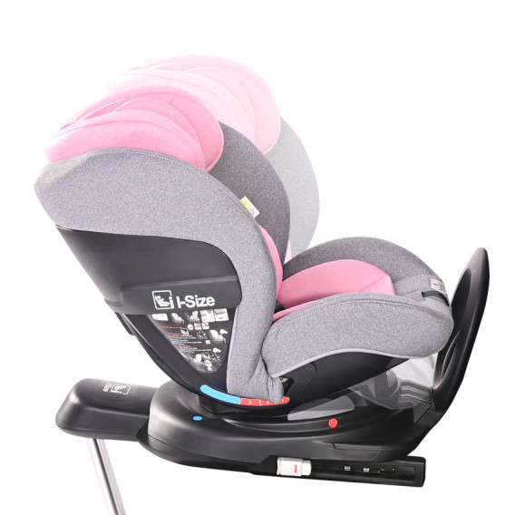 Стол за кола Proxima i-Size 0-36 кг Pink & Grey Lorelli 324985 7
