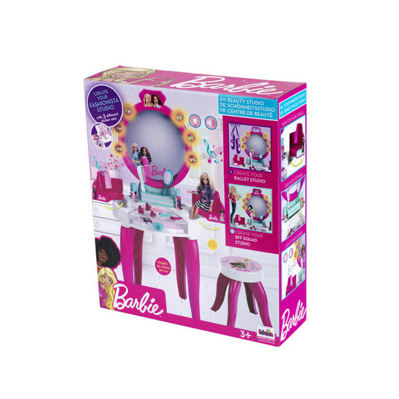 Студио за красота Барби със светлина и звук, табуретка и аксесоари Barbie 325064 10