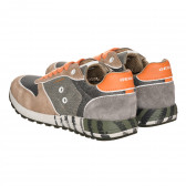 Маратонки с оранжеви акценти, многоцветни Geox 325393 2