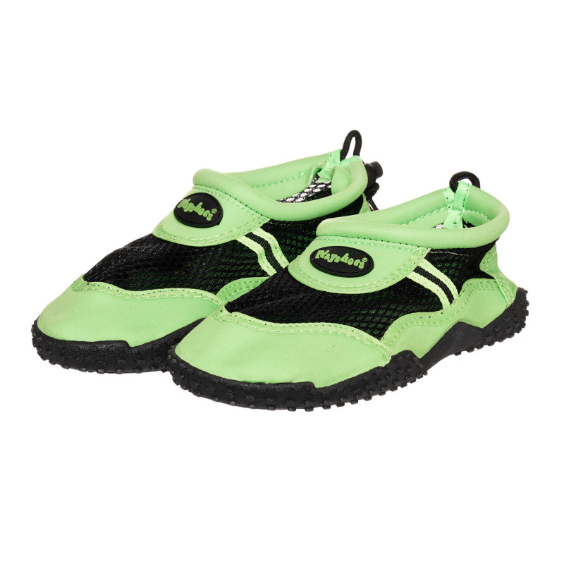 Аква обувки в зелено и черно  325535