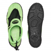 Аква обувки в зелено и черно Playshoes 325537 3