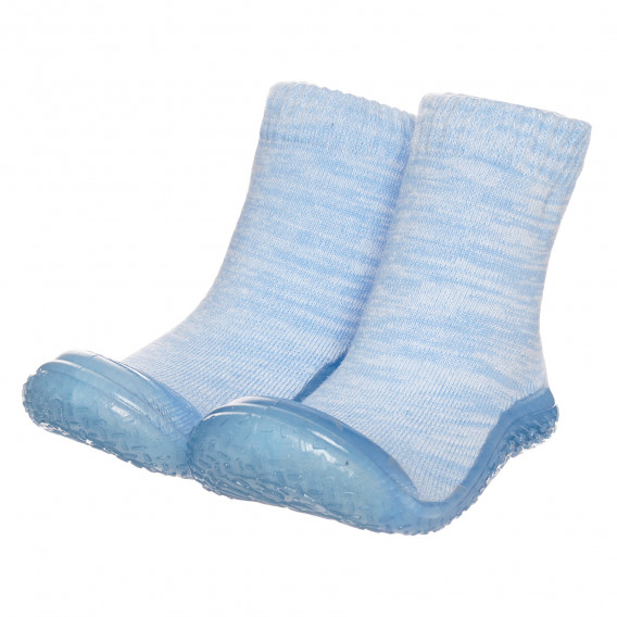 Аква чорапи с гумена подметка, светлосин Playshoes 325547 