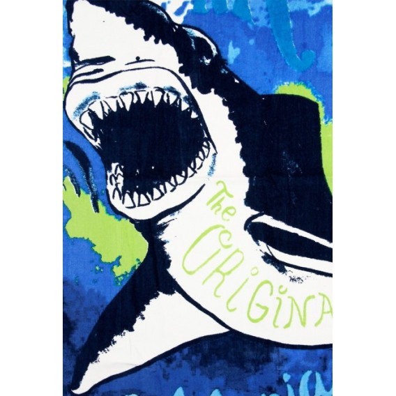 Плажна кърпа за момче с цветен принт - акула Boboli 32563 3