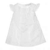 Памучна рокля на точки за бебе Chicco 325750 