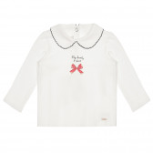 Памучна блуза с яка MY LOVELY T-SHIRT за бебе Chicco 325812